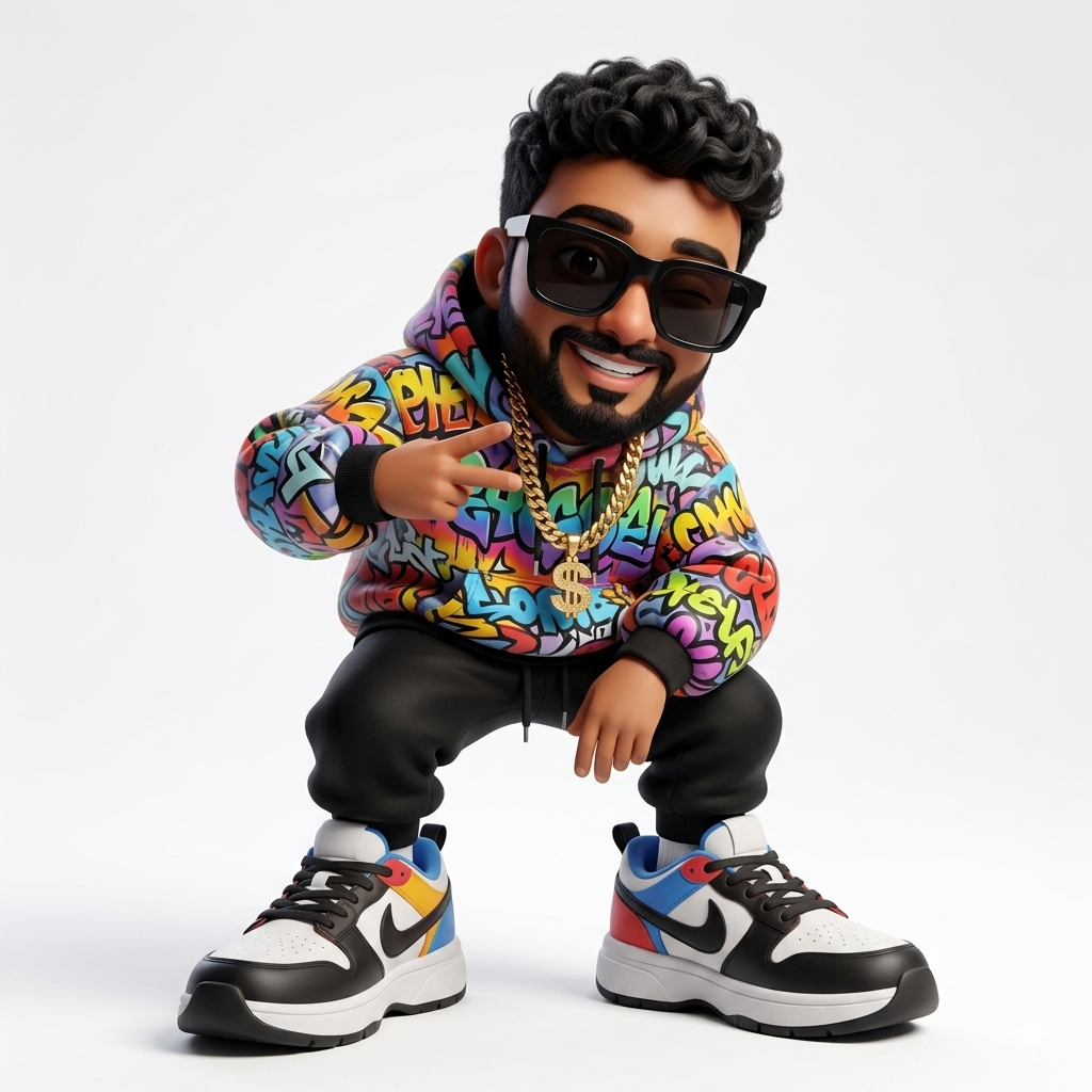 3D Cartoon Avatar Face Swap – Stylish AI Character Prompt