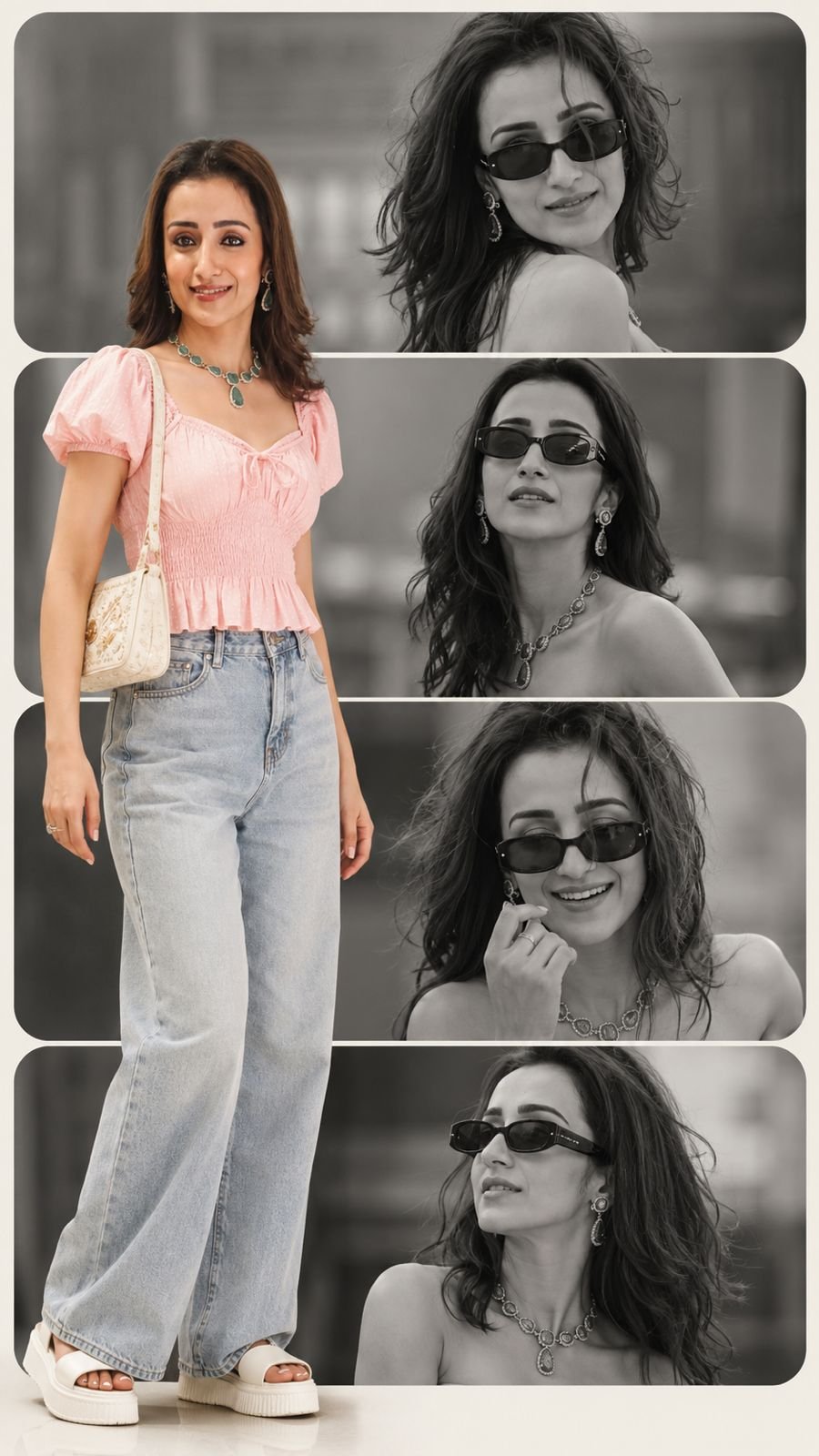 Monochrome Muse – Editorial Fashion Collage