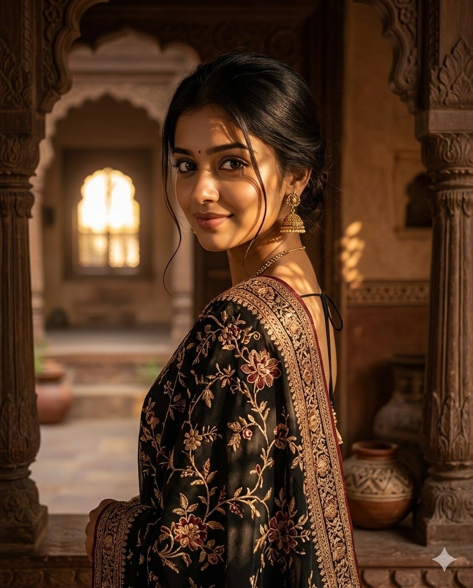 Timeless Cinematic Ethnic Heritage Portrait