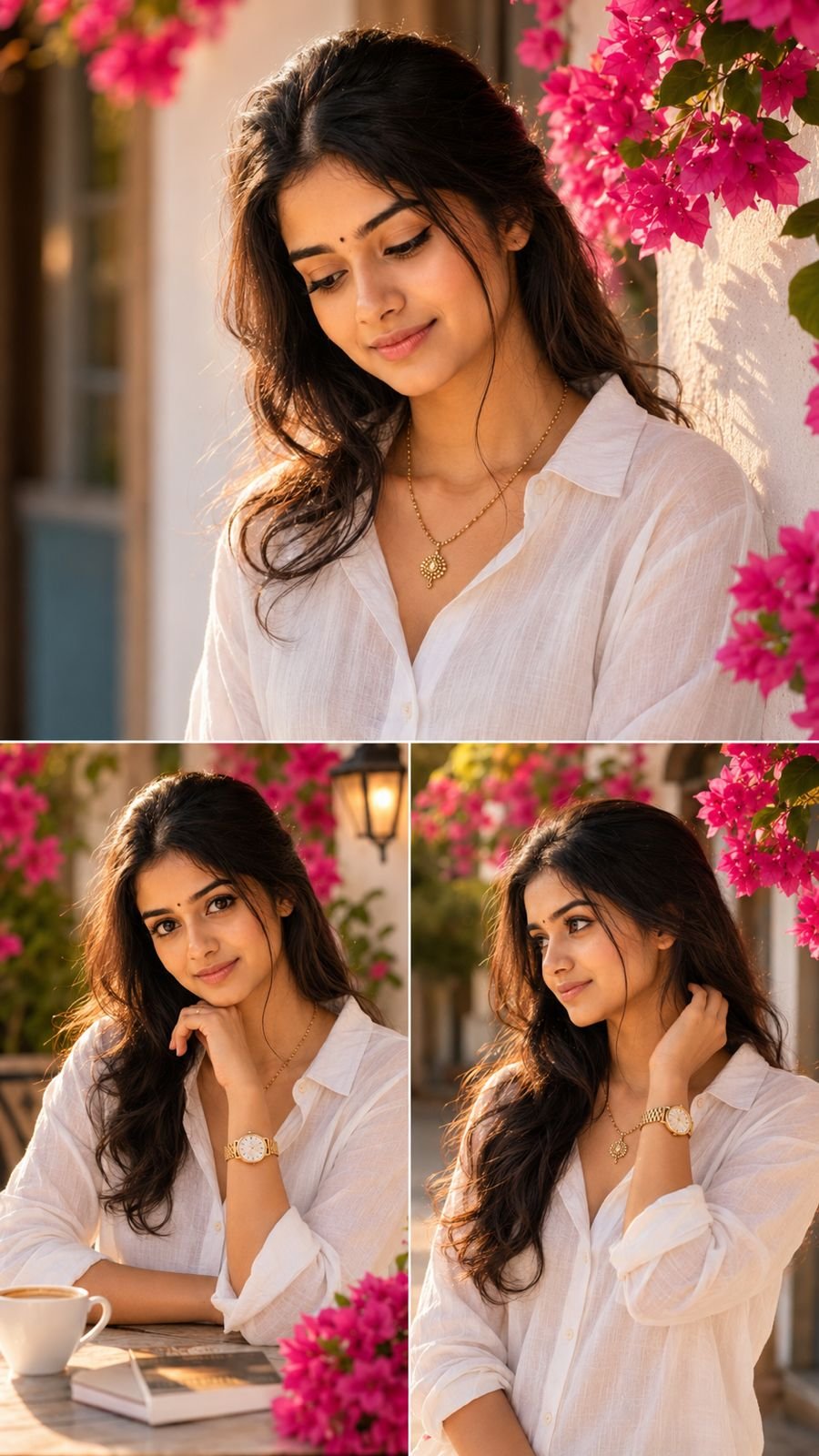 Luxury Mediterranean Lifestyle Portrait Collage