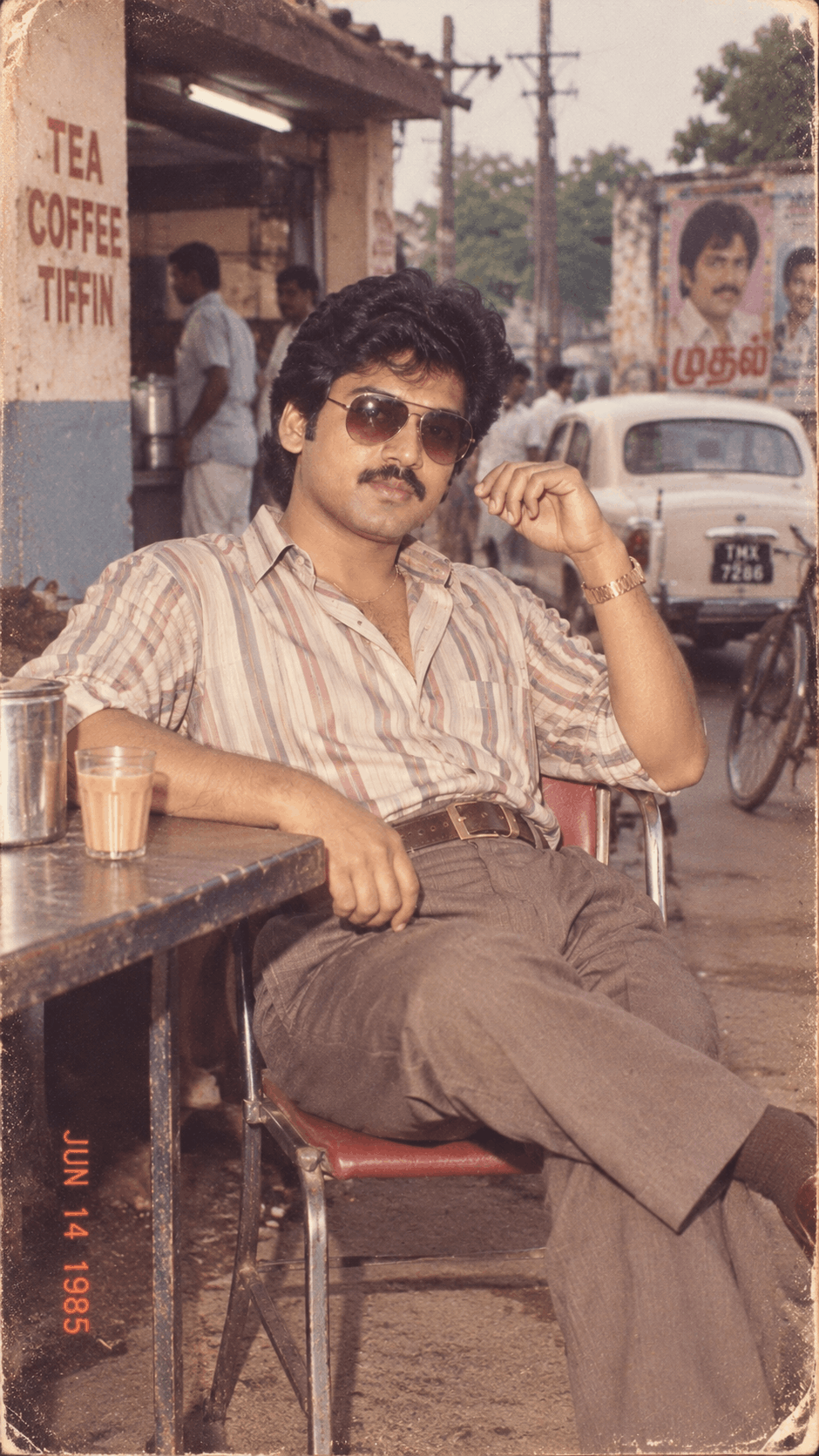 1985 Photo Reimagining | Vintage Portrait from My Photo