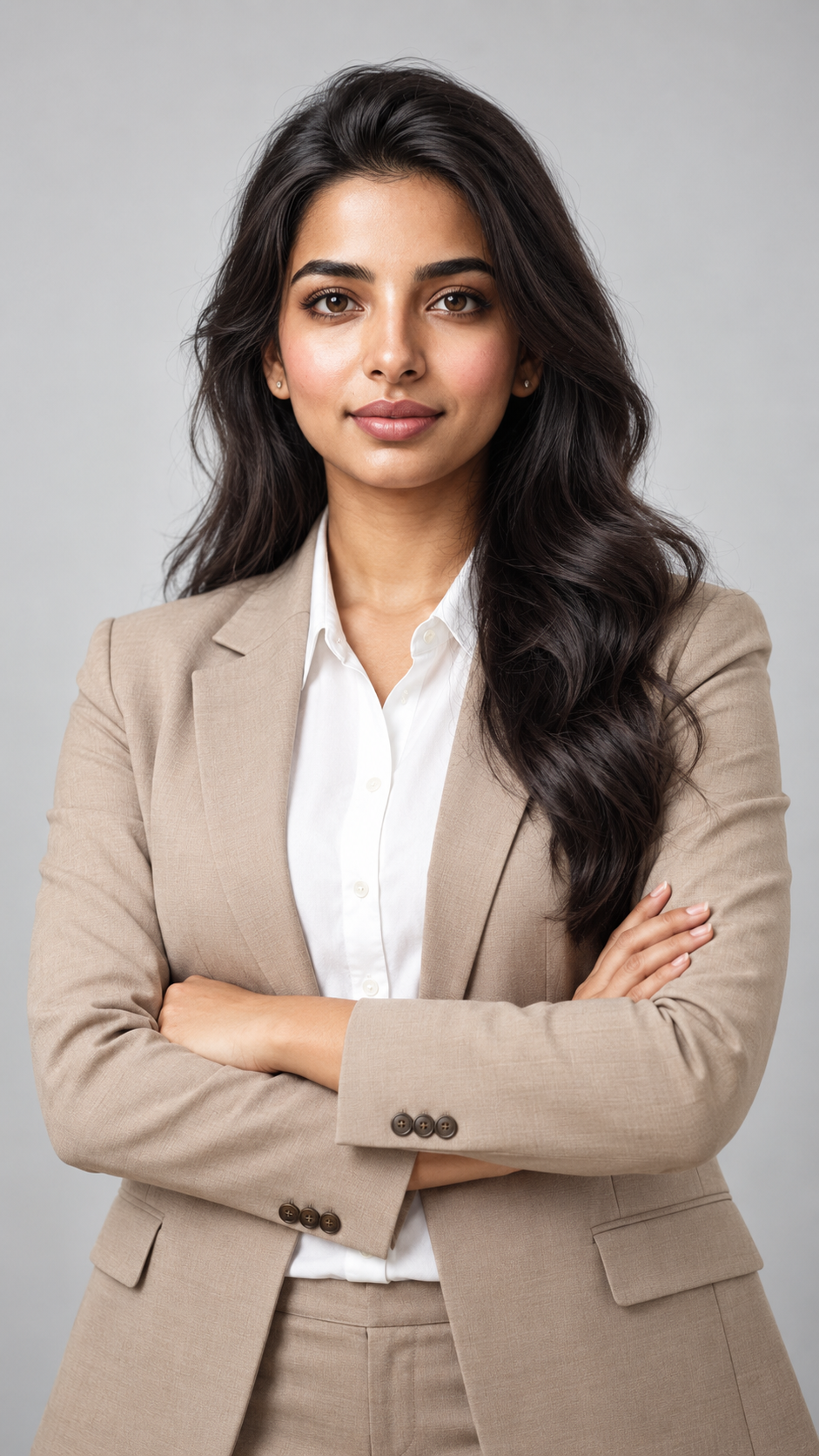 Ultra-Realistic Professional Corporate Portrait of a South Asian Indian Woman