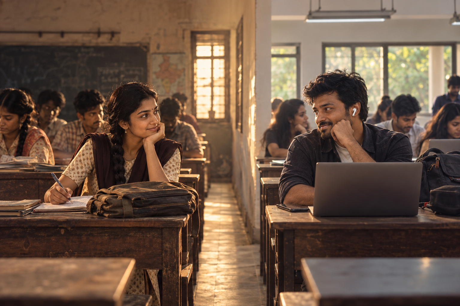 90s Love Meets 2026 Love – A Cinematic Tamil College Story